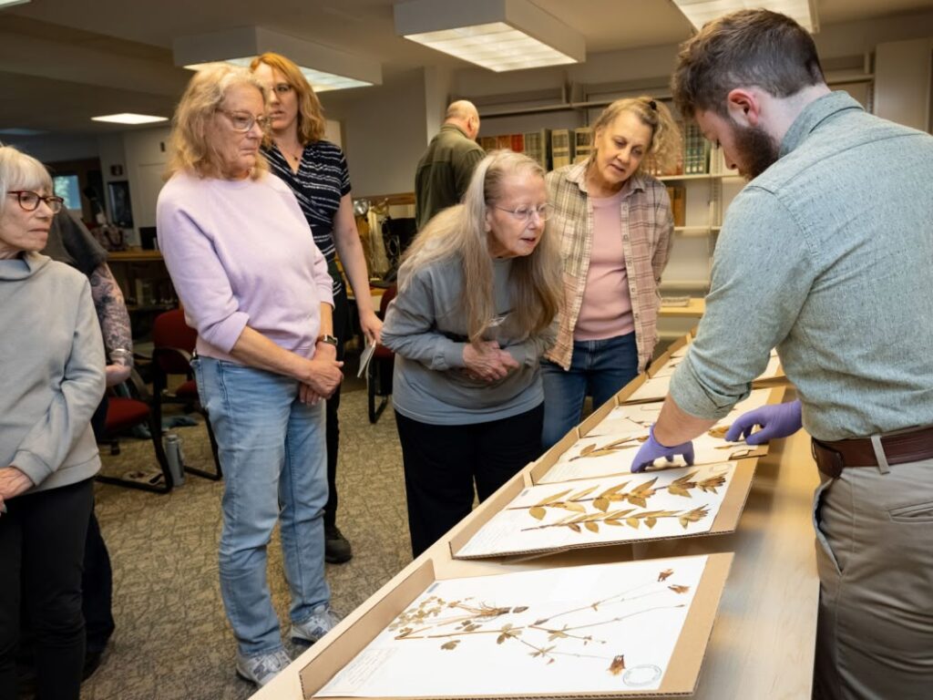 Group at herbarium